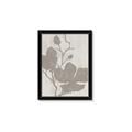 Picture of Floral  Shapes in Beaver Brown I _GroupedProduct_Rectangle_Portrait_Framed_Matted_