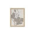 Picture of Floral  Shapes in Beaver Brown I _GroupedProduct_Rectangle_Portrait_Framed_Matted_
