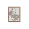 Picture of Floral  Shapes in Beaver Brown I _GroupedProduct_Rectangle_Portrait_Framed_Matted_