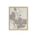 Picture of Floral  Shapes in Beaver Brown I _GroupedProduct_Rectangle_Portrait_Framed_Matted_