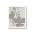 Picture of Floral  Shapes in Beaver Brown I _GroupedProduct_Rectangle_Portrait_Framed_Matted_