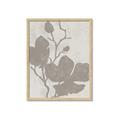 Picture of Floral  Shapes in Beaver Brown I _GroupedProduct_Rectangle_Portrait_Framed_Matted_
