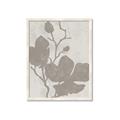 Picture of Floral  Shapes in Beaver Brown I _GroupedProduct_Rectangle_Portrait_Framed_Matted_