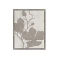 Picture of Floral  Shapes in Beaver Brown I _GroupedProduct_Rectangle_Portrait_Framed_Matted_