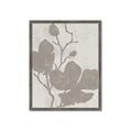 Picture of Floral  Shapes in Beaver Brown I _GroupedProduct_Rectangle_Portrait_Framed_Matted_