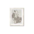 Picture of Floral  Shapes in Beaver Brown I _GroupedProduct_Rectangle_Portrait_Framed_Matted_