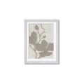 Picture of Floral  Shapes in Beaver Brown I _GroupedProduct_Rectangle_Portrait_Framed_Matted_