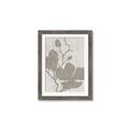 Picture of Floral  Shapes in Beaver Brown I _GroupedProduct_Rectangle_Portrait_Framed_Matted_