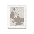 Picture of Floral  Shapes in Beaver Brown I _GroupedProduct_Rectangle_Portrait_Framed_Matted_