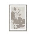 Picture of Floral  Shapes in Beaver Brown I _GroupedProduct_Rectangle_Portrait_Framed_Matted_