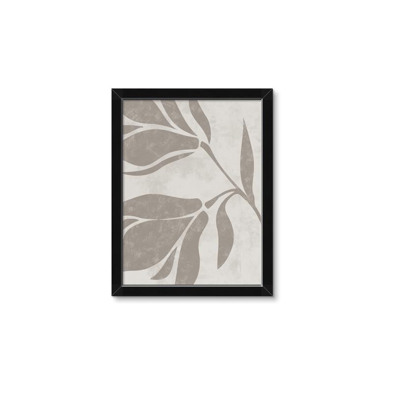 Picture of Floral  Shapes in Beaver Brown II _GroupedProduct_Rectangle_Portrait_Framed_Matted_