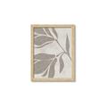 Picture of Floral  Shapes in Beaver Brown II _GroupedProduct_Rectangle_Portrait_Framed_Matted_