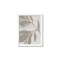Picture of Floral  Shapes in Beaver Brown II _GroupedProduct_Rectangle_Portrait_Framed_Matted_