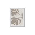 Picture of Floral  Shapes in Beaver Brown II _GroupedProduct_Rectangle_Portrait_Framed_Matted_