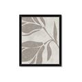 Picture of Floral  Shapes in Beaver Brown II _GroupedProduct_Rectangle_Portrait_Framed_Matted_