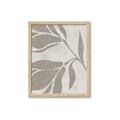 Picture of Floral  Shapes in Beaver Brown II _GroupedProduct_Rectangle_Portrait_Framed_Matted_