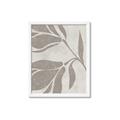 Picture of Floral  Shapes in Beaver Brown II _GroupedProduct_Rectangle_Portrait_Framed_Matted_