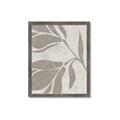 Picture of Floral  Shapes in Beaver Brown II _GroupedProduct_Rectangle_Portrait_Framed_Matted_