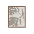 Picture of Floral  Shapes in Beaver Brown II _GroupedProduct_Rectangle_Portrait_Framed_Matted_