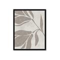 Picture of Floral  Shapes in Beaver Brown II _GroupedProduct_Rectangle_Portrait_Framed_Matted_