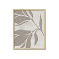 Picture of Floral  Shapes in Beaver Brown II _GroupedProduct_Rectangle_Portrait_Framed_Matted_