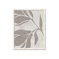 Picture of Floral  Shapes in Beaver Brown II _GroupedProduct_Rectangle_Portrait_Framed_Matted_