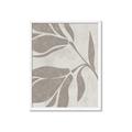 Picture of Floral  Shapes in Beaver Brown II _GroupedProduct_Rectangle_Portrait_Framed_Matted_