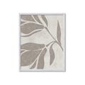 Picture of Floral  Shapes in Beaver Brown II _GroupedProduct_Rectangle_Portrait_Framed_Matted_