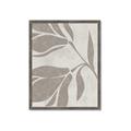 Picture of Floral  Shapes in Beaver Brown II _GroupedProduct_Rectangle_Portrait_Framed_Matted_