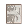 Picture of Floral  Shapes in Beaver Brown II _GroupedProduct_Rectangle_Portrait_Framed_Matted_
