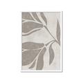 Picture of Floral  Shapes in Beaver Brown II _GroupedProduct_Rectangle_Portrait_Framed_Matted_