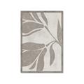 Picture of Floral  Shapes in Beaver Brown II _GroupedProduct_Rectangle_Portrait_Framed_Matted_