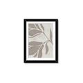 Picture of Floral  Shapes in Beaver Brown II _GroupedProduct_Rectangle_Portrait_Framed_Matted_
