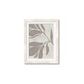 Picture of Floral  Shapes in Beaver Brown II _GroupedProduct_Rectangle_Portrait_Framed_Matted_