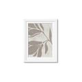 Picture of Floral  Shapes in Beaver Brown II _GroupedProduct_Rectangle_Portrait_Framed_Matted_