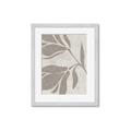 Picture of Floral  Shapes in Beaver Brown II _GroupedProduct_Rectangle_Portrait_Framed_Matted_