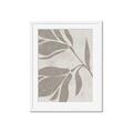 Picture of Floral  Shapes in Beaver Brown II _GroupedProduct_Rectangle_Portrait_Framed_Matted_