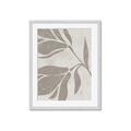 Picture of Floral  Shapes in Beaver Brown II _GroupedProduct_Rectangle_Portrait_Framed_Matted_