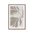 Picture of Floral  Shapes in Beaver Brown II _GroupedProduct_Rectangle_Portrait_Framed_Matted_