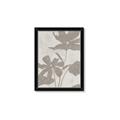 Picture of Floral  Shapes in Beaver Brown III _GroupedProduct_Rectangle_Portrait_Framed_Matted_