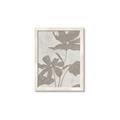 Picture of Floral  Shapes in Beaver Brown III _GroupedProduct_Rectangle_Portrait_Framed_Matted_