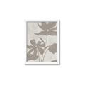 Picture of Floral  Shapes in Beaver Brown III _GroupedProduct_Rectangle_Portrait_Framed_Matted_