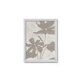 Picture of Floral  Shapes in Beaver Brown III _GroupedProduct_Rectangle_Portrait_Framed_Matted_