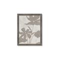 Picture of Floral  Shapes in Beaver Brown III _GroupedProduct_Rectangle_Portrait_Framed_Matted_