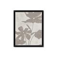 Picture of Floral  Shapes in Beaver Brown III _GroupedProduct_Rectangle_Portrait_Framed_Matted_