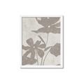 Picture of Floral  Shapes in Beaver Brown III _GroupedProduct_Rectangle_Portrait_Framed_Matted_
