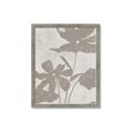 Picture of Floral  Shapes in Beaver Brown III _GroupedProduct_Rectangle_Portrait_Framed_Matted_
