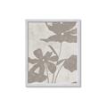 Picture of Floral  Shapes in Beaver Brown III _GroupedProduct_Rectangle_Portrait_Framed_Matted_