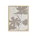 Picture of Floral  Shapes in Beaver Brown III _GroupedProduct_Rectangle_Portrait_Framed_Matted_