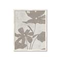 Picture of Floral  Shapes in Beaver Brown III _GroupedProduct_Rectangle_Portrait_Framed_Matted_